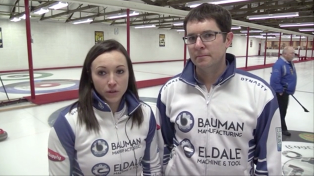 Curlers Shawn and Katie Cottrill