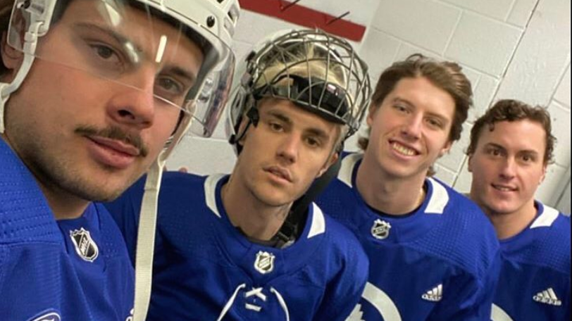 Bieber and leafs