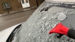Freezing rain in Montreal - FILE PHOTO. (Daniel J. Rowe/CTV News)