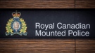 The RCMP logo is seen outside Royal Canadian Mounted Police "E" Division Headquarters, in Surrey, B.C., on April 13, 2018.THE CANADIAN PRESS/Darryl Dyck