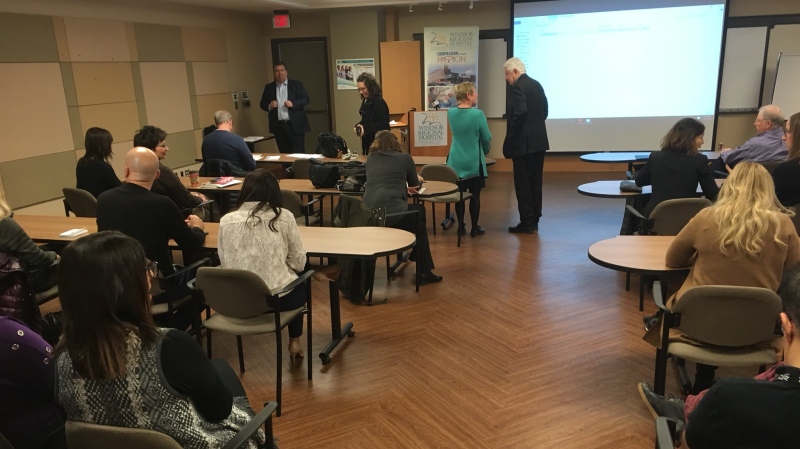 Windsor Regional Hospital officials held a news conference to announce achieving the highest accreditation rating possible in Windsor on Dec. 30, 2019. (Chris Campbell / CTV Windsor)