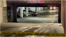 Police have taped off a parking garage in Malvern after a shooting sent a man to hospital where he later died. (CP24/Peter Muscat)