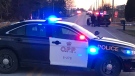 Officers responded to a report of an assault on Manning Road on Wednesday, Jan. 1, 2020. (Chris Campbell / CTV Windsor)