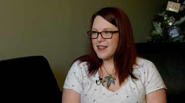 Natasha Albert hopes her podcast will erase the negative stigma around cannabis. (Chad Hills/CTV News Saskatoon)