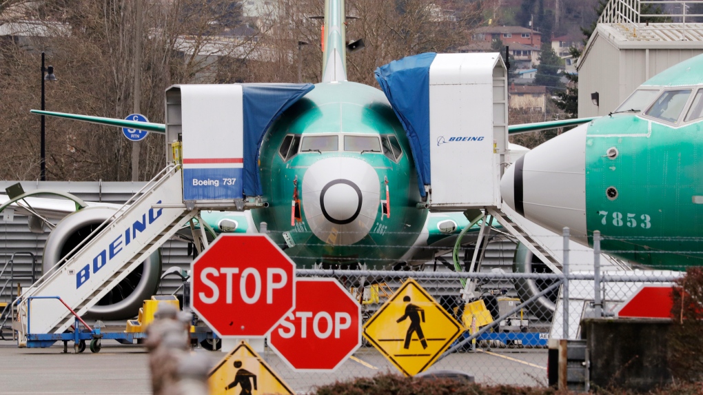 Boeing 737 Max jets in Renton, Wash.