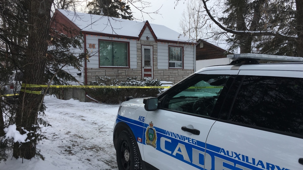 Police at St. Vital home