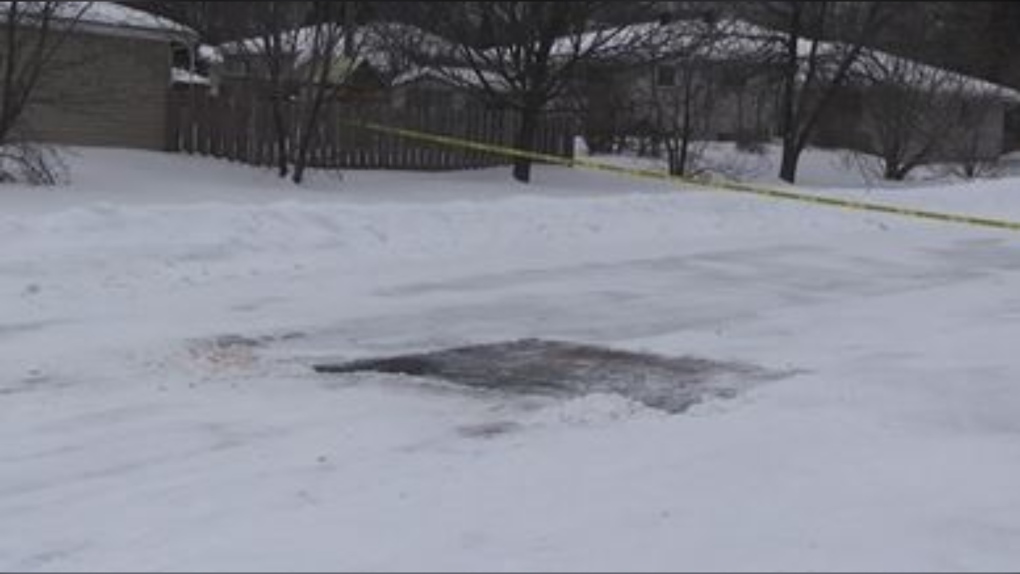 Crime scene of Sault Ste. Marie homicide