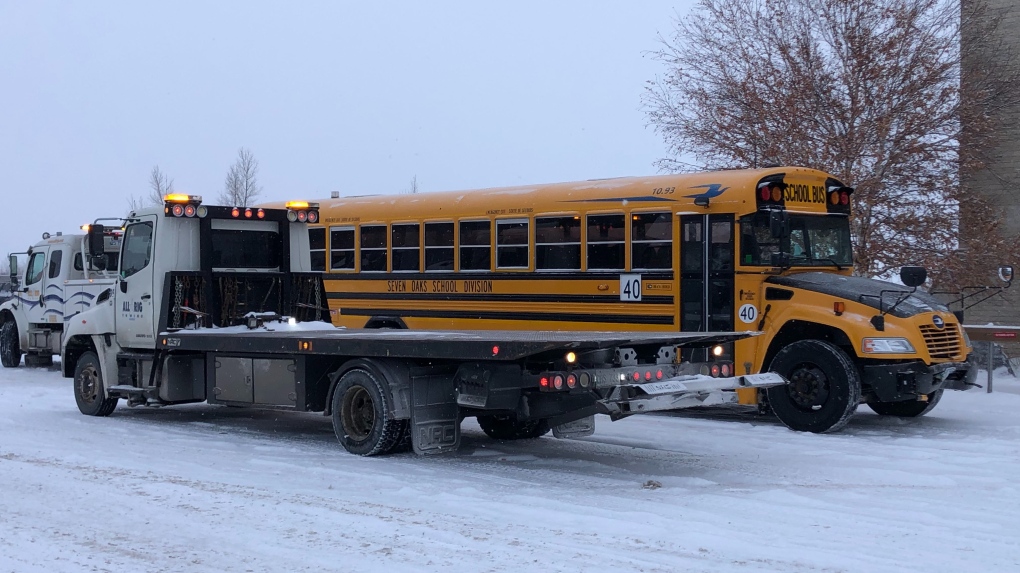 School bus crash West St. Paul