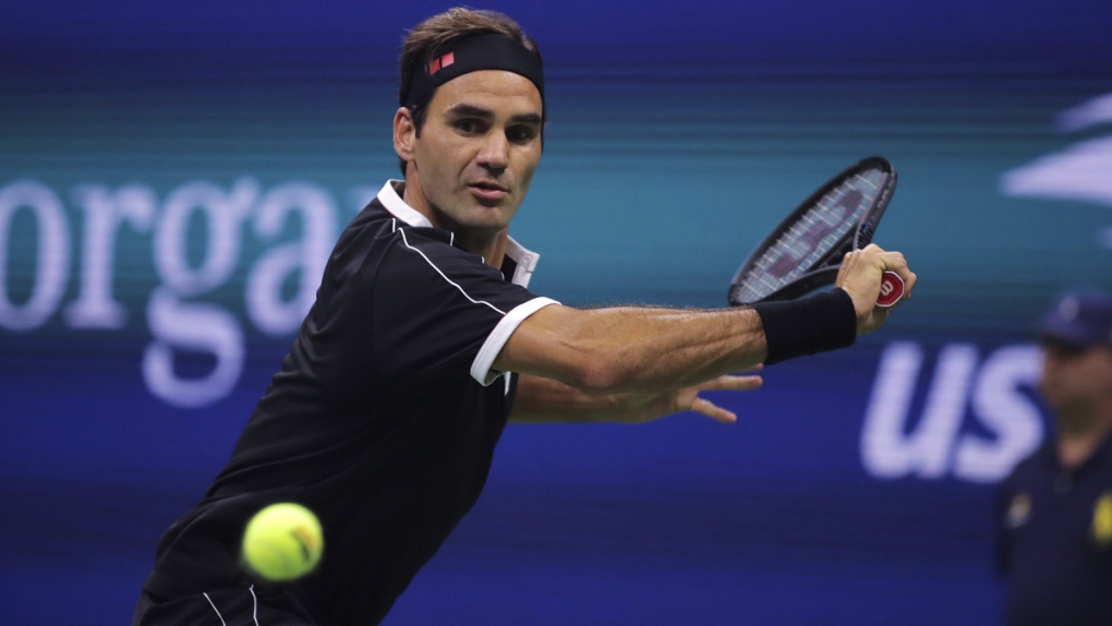 Roger Federer at the U.S. Open in 2019