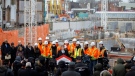 Toronto Mayor John Tory speaks during a news conference at a construction site that will soon house residential housing in Toronto on Thursday, Jan. 16, 2020. THE CANADIAN PRESS/Cole Burston