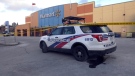 A Toronto police cruiser is seen at the parking lot of a Walmart on Jan. 17, 2020. (CTV News Toronto) 