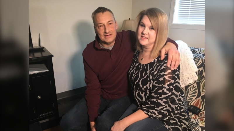 Steven Hay's wife Lora was supposed to donate one of her kidneys to him in September 2019. (Michelle Gerwing/CTV News)