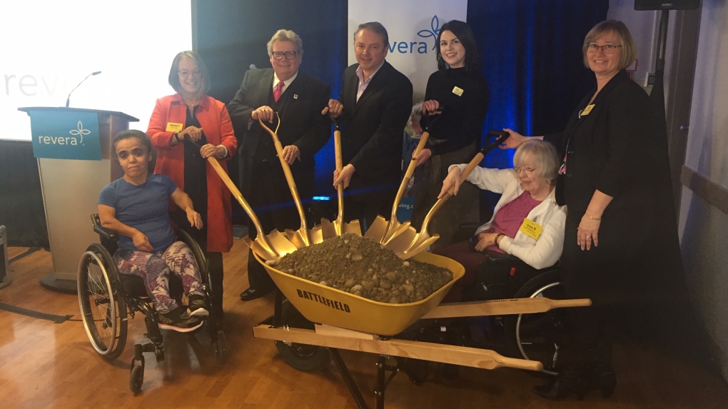 Long-term care home ground-breaking
