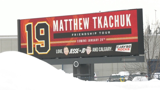 CJAY 92 unveils design of Matthew Tkachuk billboards that will appear in  Edmonton