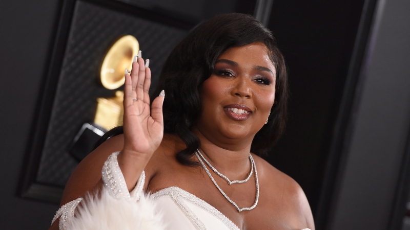 Lizzo arrives at the 62nd annual Grammy Awards at the Staples Center on Sunday, Jan. 26, 2020, in Los Angeles. (Photo by Jordan Strauss/Invision/AP)