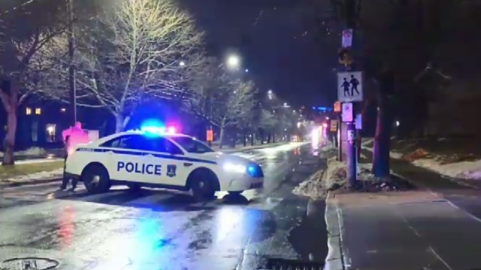 Halifax Regional Police investigate a shooting in the area of Connaught and Chisholm avenues on Jan. 27, 2020.