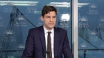 B.C. Attorney General David Eby speaks to reporters about new measures designed to improve transparency and accountability at ICBC on Wednesday, Jan. 29, 2020. 