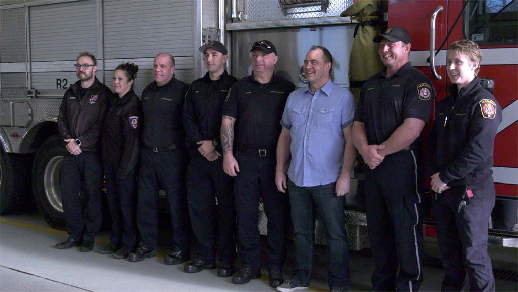 Lethbridge paramedics and firefighters