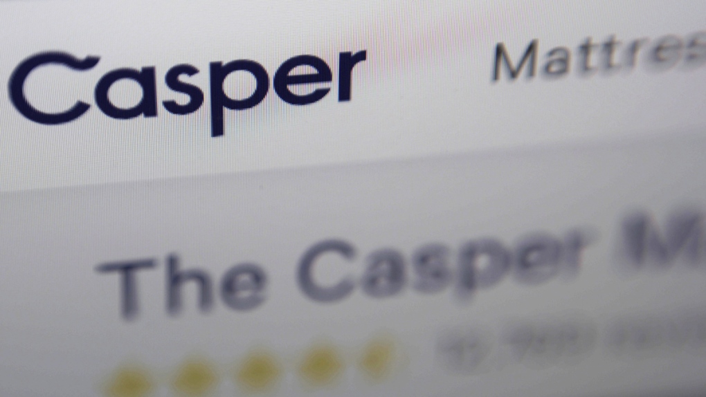 The Casper logo on the company's website