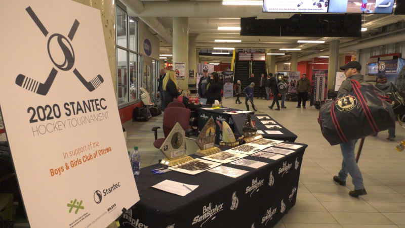 The 20th Annual Stantec Charity Hockey tournament kicked off Wednesday.