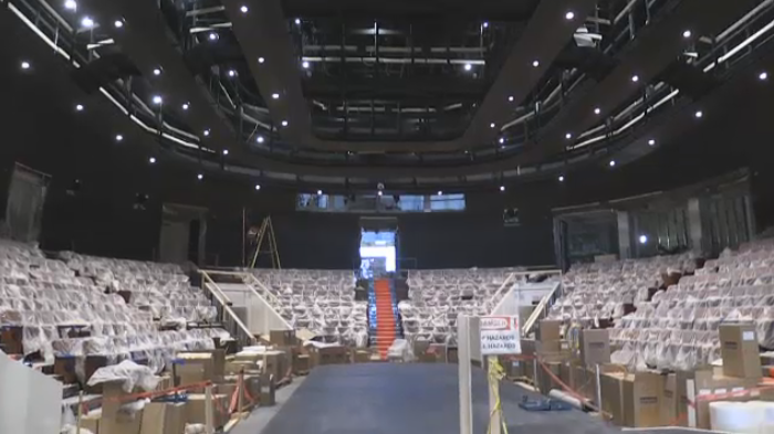 New Tom Patterson Theatre stage