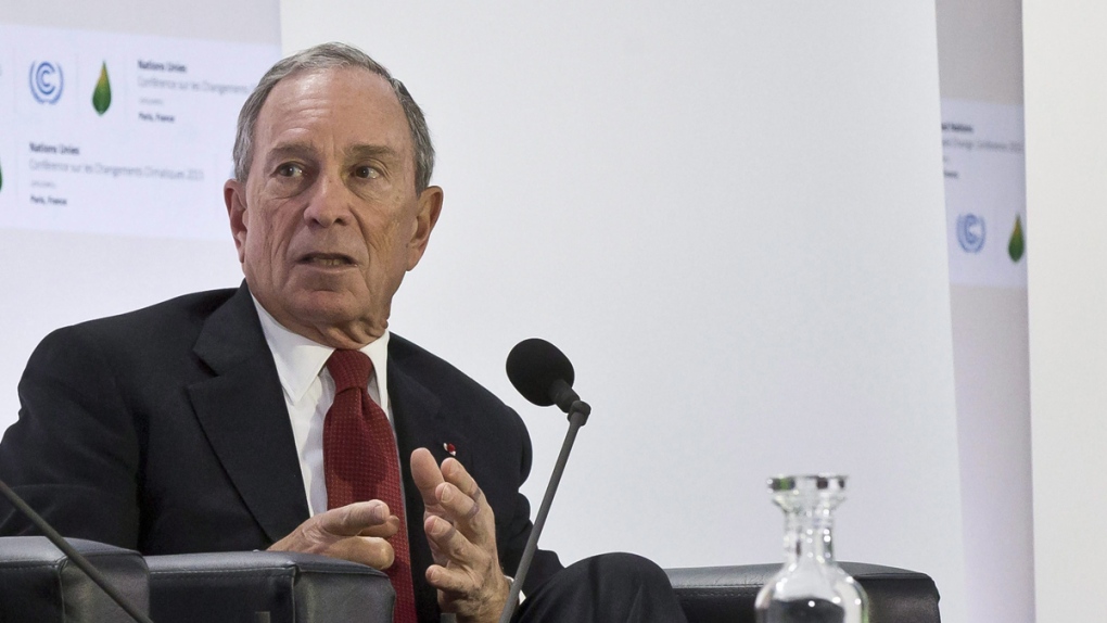 Michael Bloomberg in France in 2015