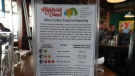 Highlevel Diner is labelling its menu to show the carbon footprint of each meal. Feb. 12, 2020. (CTV News Edmonton)