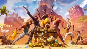 A promotional image for the video game 'Fortnite' can be seen in this photo. (Epic Games)