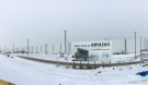 The Amazon warehouse south of Edmonton. (Evan Klippenstein/CTV News Edmonton)