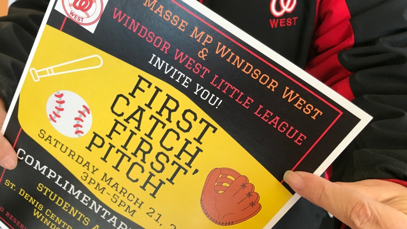 Free baseball clinics are being offered in Windsor this March. (Michelle Maluske / CTV Windsor)