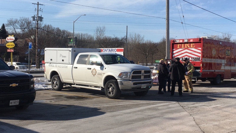 OFM on scene at 920 Commissioners Road on Monday, Feb. 17, 2020. (Gerry Dewan / CTV London) 