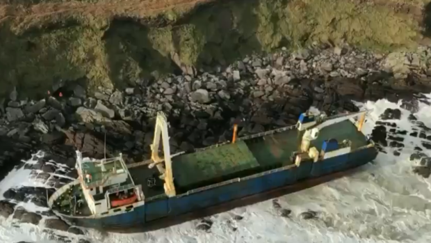 Ghost ship washes up in Ireland