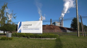The Catalyst mill in Crofton, B.C. (CTV News)