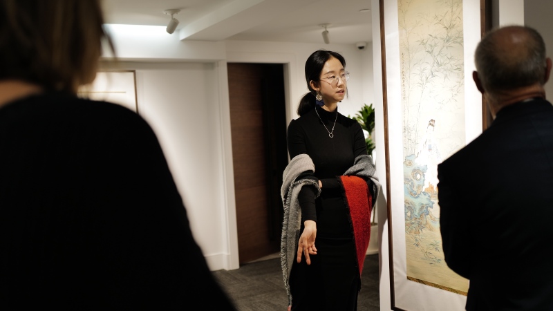 Lin Li, marking end events co-ordinator for the Sunzen Art Gallery in downtown Vancouver, is seen in an undated image. Li is helping organize and anti-racism event on Sunday, Feb. 23, 2020. 