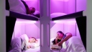 Air New Zealand is introducing its Economy Skynest with six sleeping pods. (Air New Zealand photo)