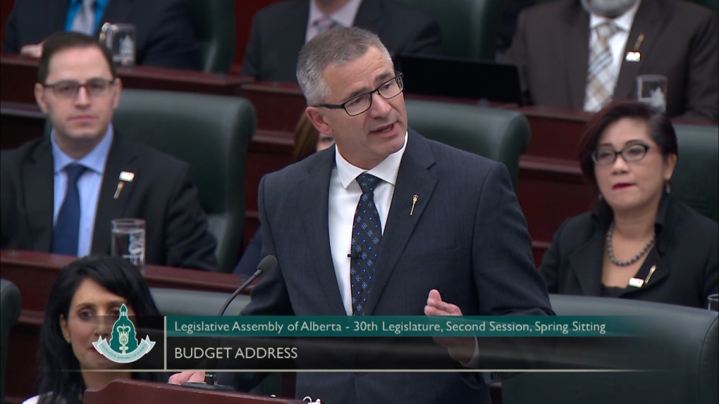Alberta finance minister Travis Toews, Budget 2020