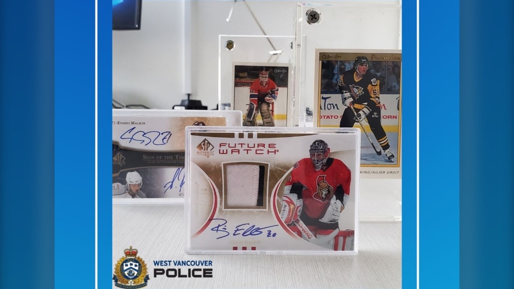 Stolen hockey cards