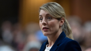 Minister of Foreign Affairs Mélanie Joly responds to a question during Question Period in the House of Commons, Jan. 28, 2020, in Ottawa. (THE CANADIAN PRESS/Adrian Wyld)