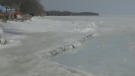 Local emergency services warn people about fluctuating ice conditions.