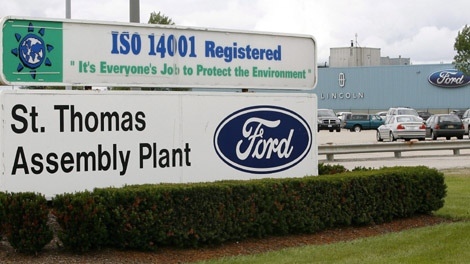 A view of the St. Thomas Asembly Plant in Talbotville, outside London, Ontario on Tuesday July 07, 2009. (Dave Chidley / THE CANADIAN PRESS)