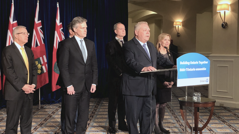 Children who travel abroad for March Break will be allowed back into Ontario classrooms upon their return, Premier Doug Ford says, although that could change as the COVID-19 situation evolves.
