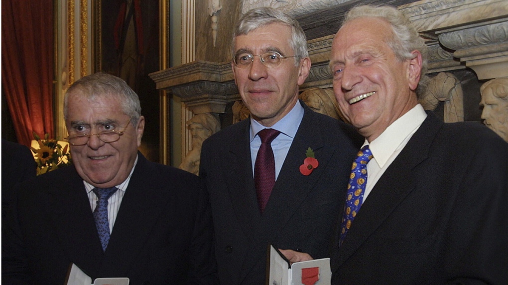 Albert, left, and Michel Roux, right, in 2002