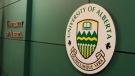 University of Alberta sign