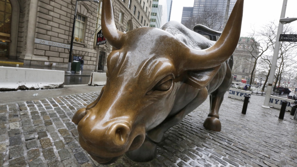 The Charging Bull sculpture