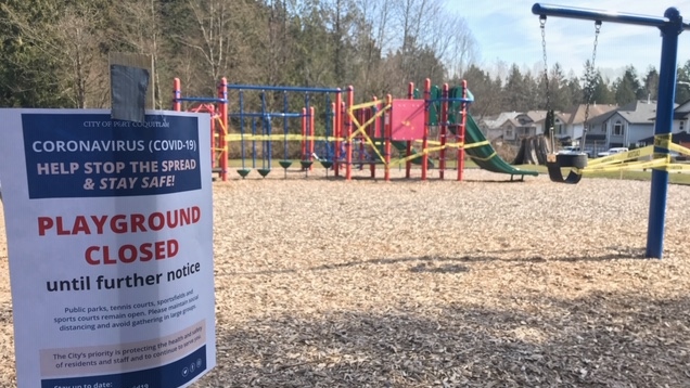 Port Coquitlam playgrounds closed