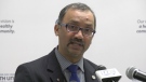Windsor-Essex medical officer of health Dr. Wajid Ahmed in Windsor, Ont., on Monday, March 23, 2020. (Ricardo Veneza / CTV Windsor)