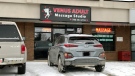 Venus Adult Massage Studio, open despite COVID-19 pandemic. Tuesday March 24, 2020 (CTV News Edmonton)