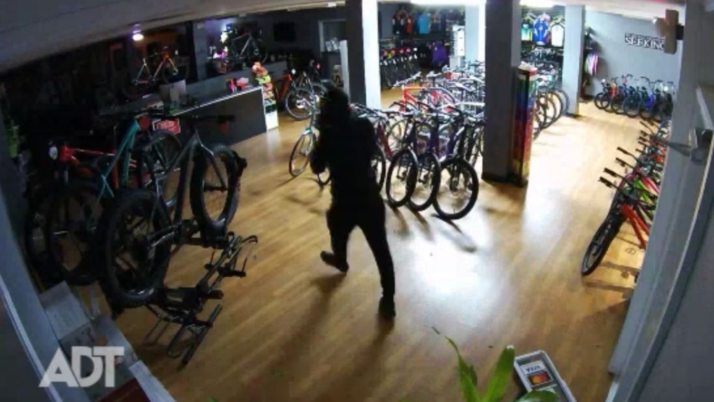 Bike theft caught on camera
