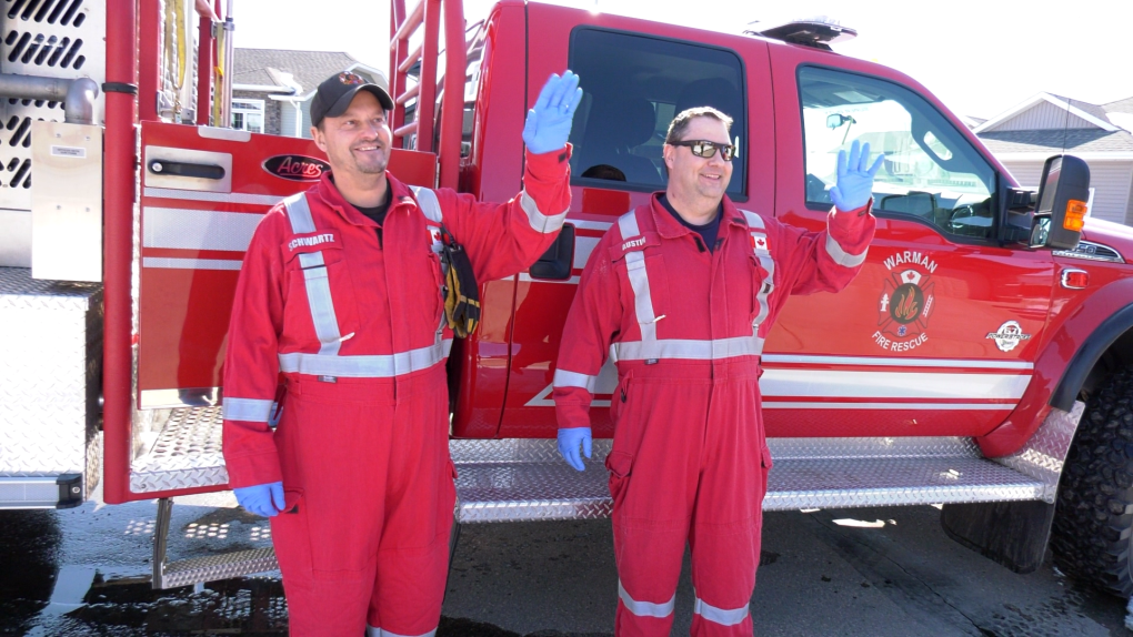 Warman Fire Rescue COVID-19 greeting