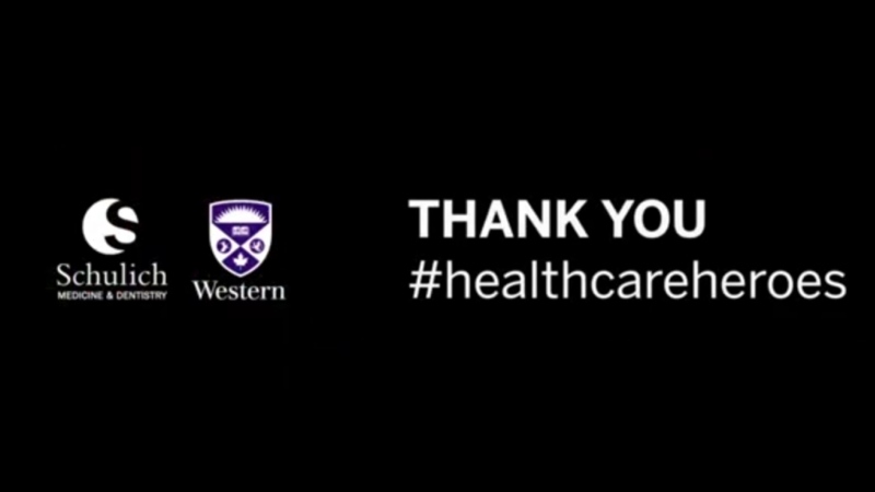 Western University thanks #healthcareheroes